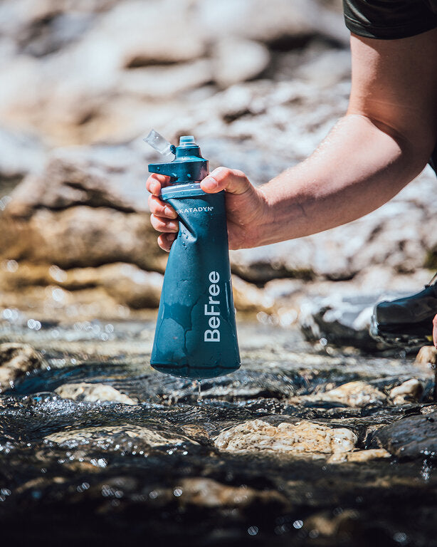 Katadyn BeFree Wasserfilter Flasche 1L - Outdoor Trinkflasche - leicht & faltbar