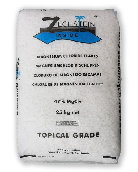 Zechstein Magnesiumchlorid Flakes - 100% natürliches Magnesium