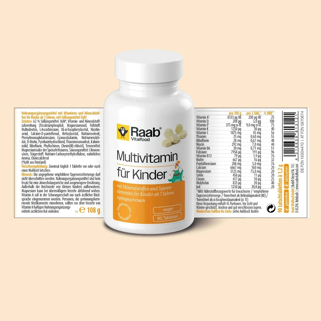 Multivitamines pour enfants