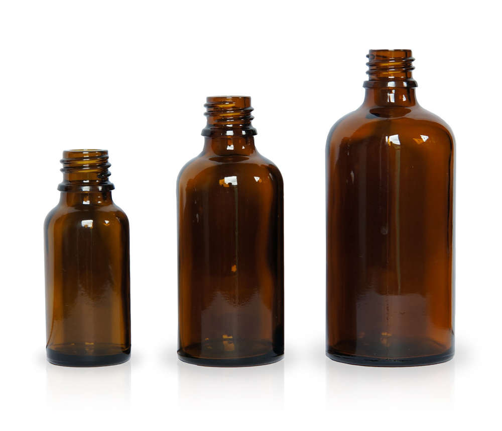 Leerflasche Apotheken-Braunglas DIN 18