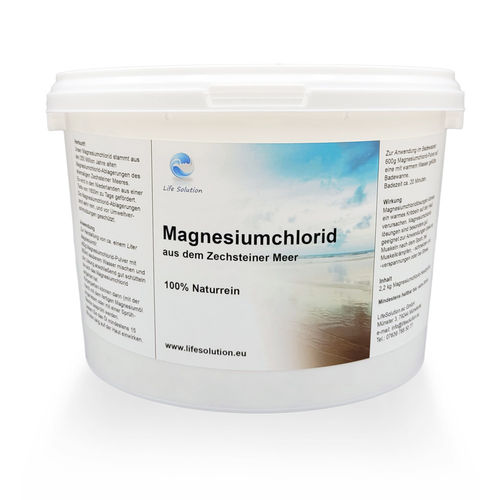 Magnesiumchlorid Flakes - 2,2 kg - Magnesiumflakes - 100% natürlich