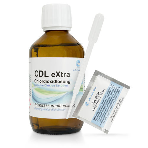 CDL eXtra - CDS - Chlordioxidlösung 0,3% - ca. 3 Jahre haltbar - Trinkwasserdesinfektion
