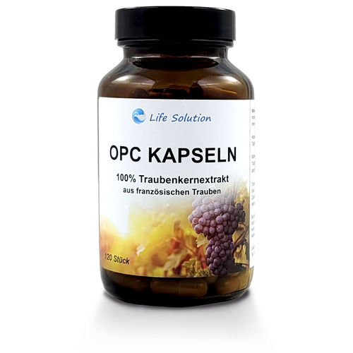 OPC Kapseln - 120 Stück - 100% natürliches Traubenkernextrakt