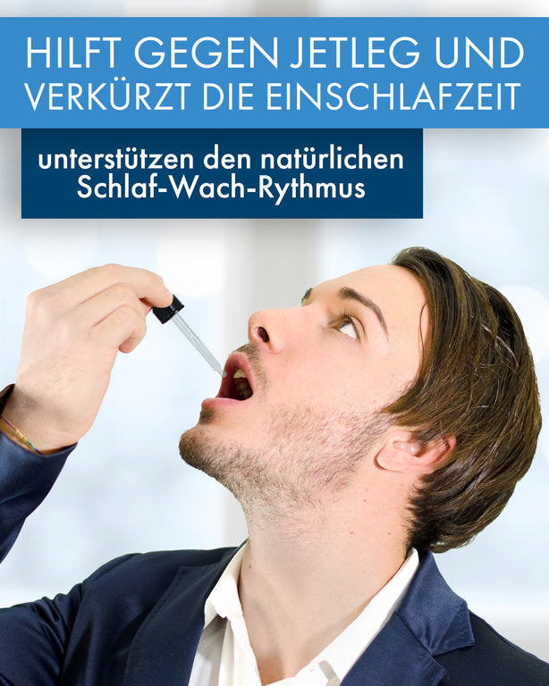 Melatonin Tropfen - Natürliche Schlaftropfen - für 233 Nächte - mit Vanillegeschmack