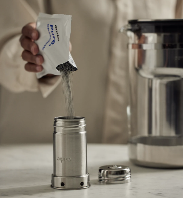 Aarke Purifier - Filterkanne - Wasserfilter - mit nachfüllbarer Filterkartusche