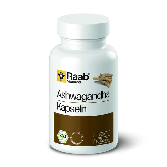 Bio Ashwagandha Kapseln - 90 Stück a 305 mg - Raab