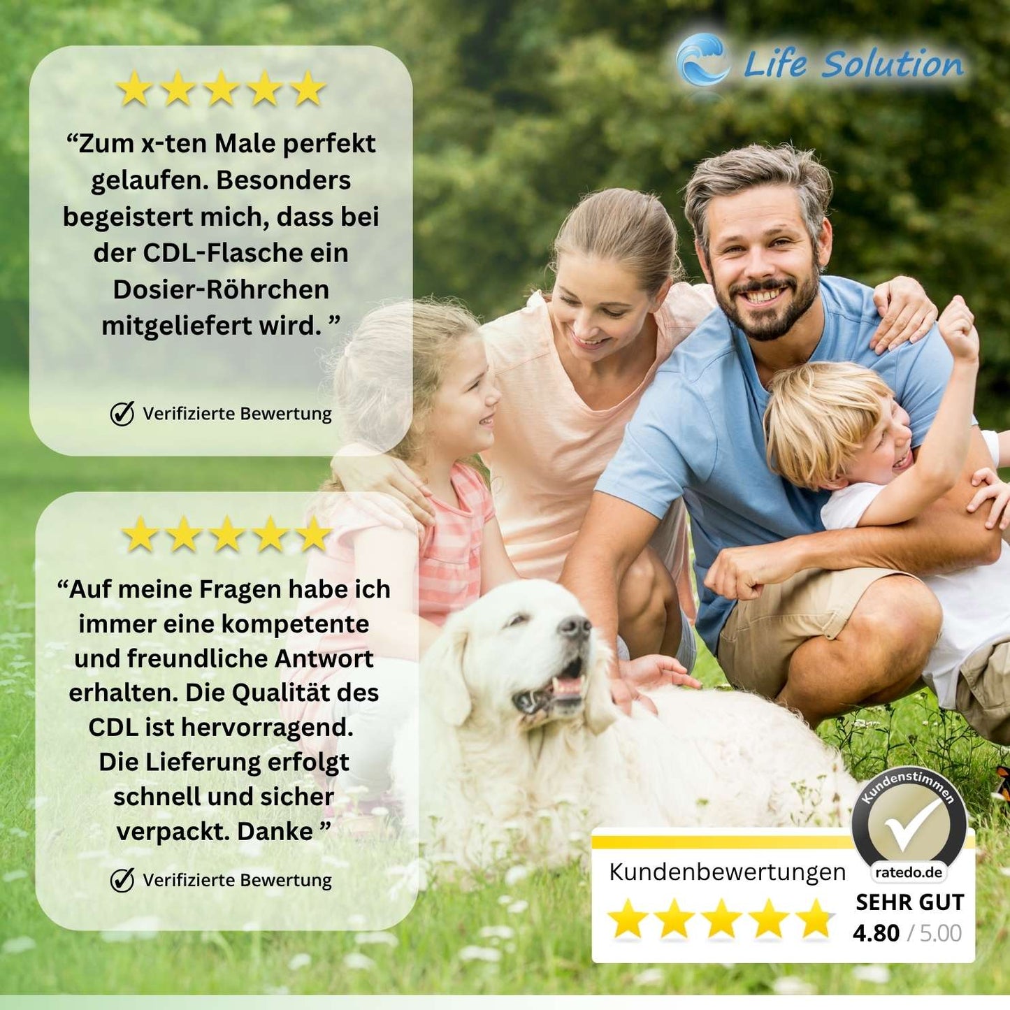 CDL eXtra - CDS - Chlordioxidlösung 0,3% - ca. 4 Jahre haltbar - Trinkwasserdesinfektion