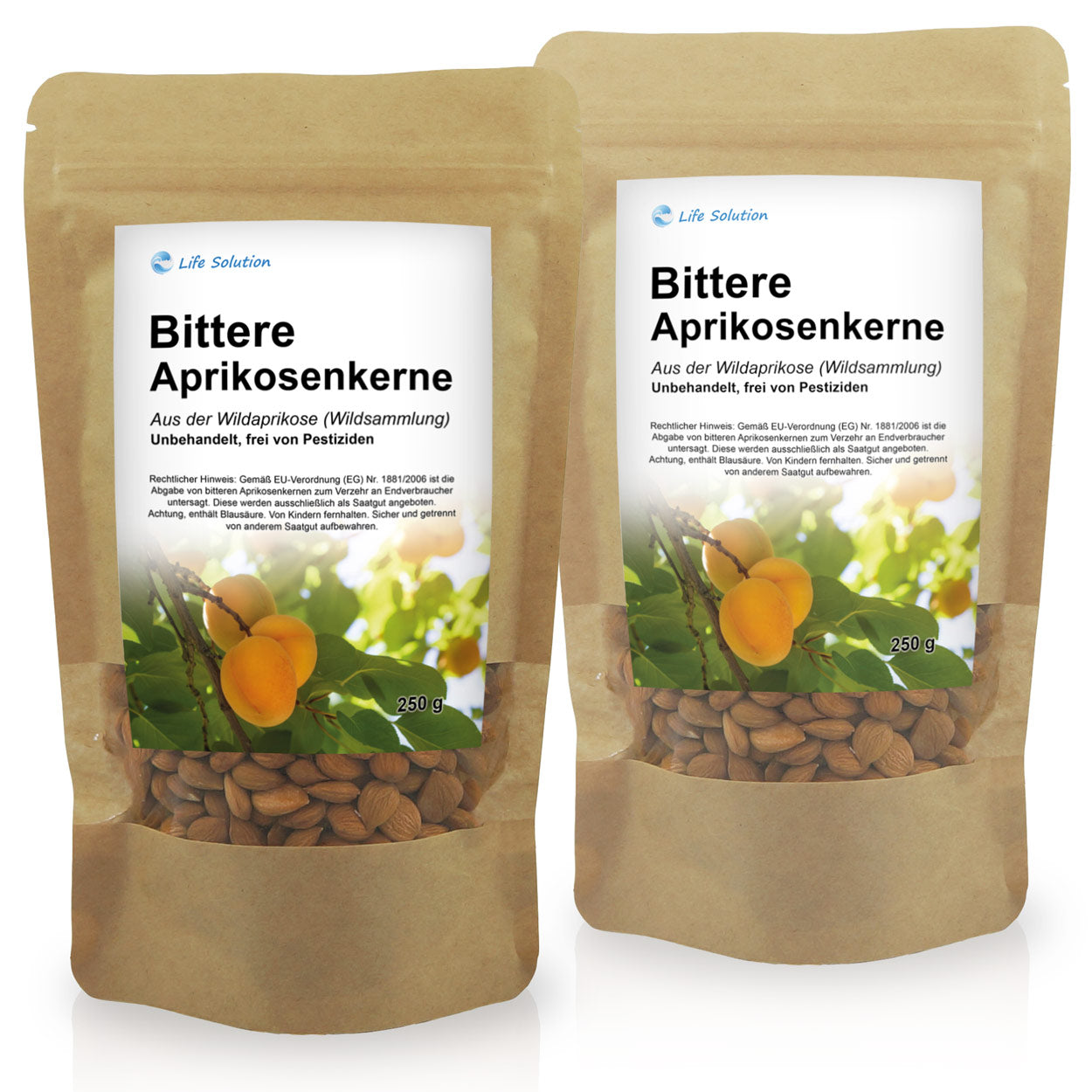 Bittere Aprikosenkerne aus Wildsammlung