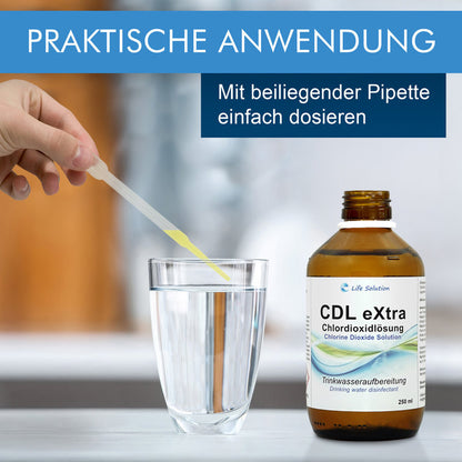 CDL eXtra - CDS - Chlordioxidlösung 0,3% - ca. 4 Jahre haltbar - Trinkwasserdesinfektion