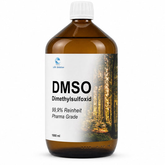 DMSO - Pharma Grade - 99,9%Reinheit - 1 Liter - in Braunglas