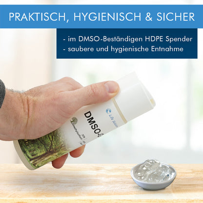 DMSO Gel mit Aloe Vera - 200ml - Dimethylsulfoxid in 99,9% pharmazeutischer Reinheit