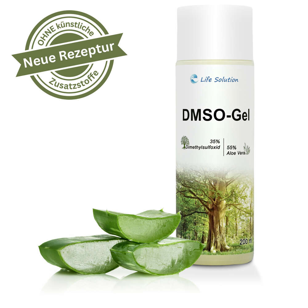 DMSO Gel mit Aloe Vera - 200ml - Dimethylsulfoxid in 99,9% pharmazeutischer Reinheit