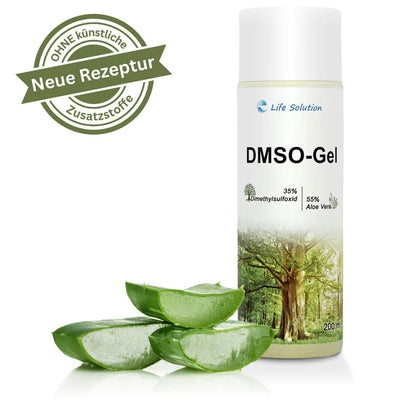 DMSO Gel mit Aloe Vera - 200ml - Dimethylsulfoxid in 99,9% pharmazeutischer Reinheit