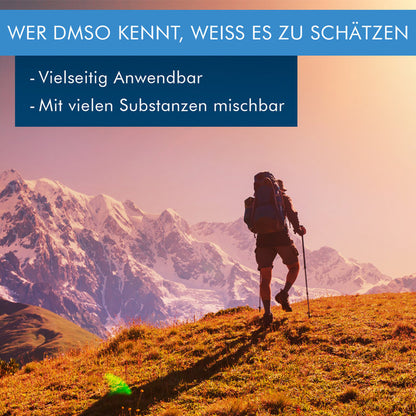 DMSO - Pharma Grade - 99,9%Reinheit - 1 Liter - in Braunglas