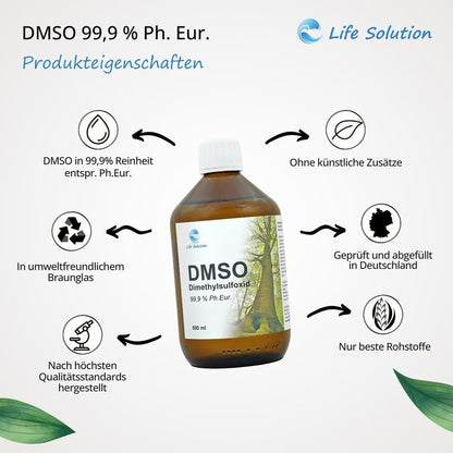 DMSO 99,9% Ph.Eur. - Dimethylsulfoxid in pharmazeutischer Qualität - in Braunglas