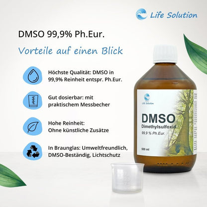 DMSO 99,9% Ph.Eur. - Dimethylsulfoxid in pharmazeutischer Qualität - in Braunglas
