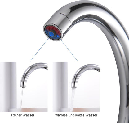 3-way chrome faucet