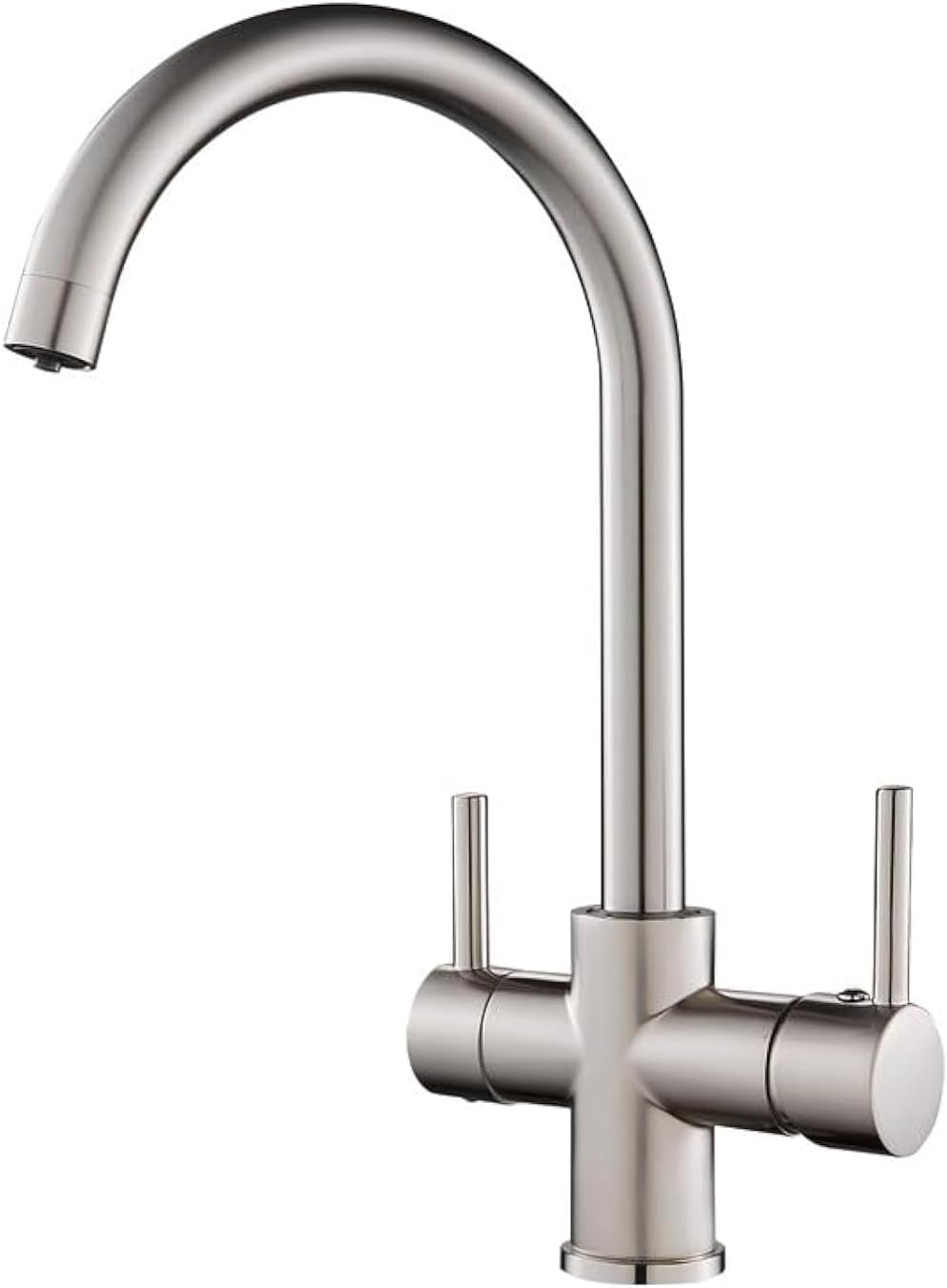 3-way chrome faucet