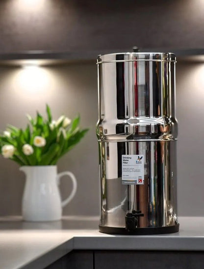 Gravitations-Wasserfilter für Notfälle, Krisen und Alltag - 8 Liter - British Berkefeld