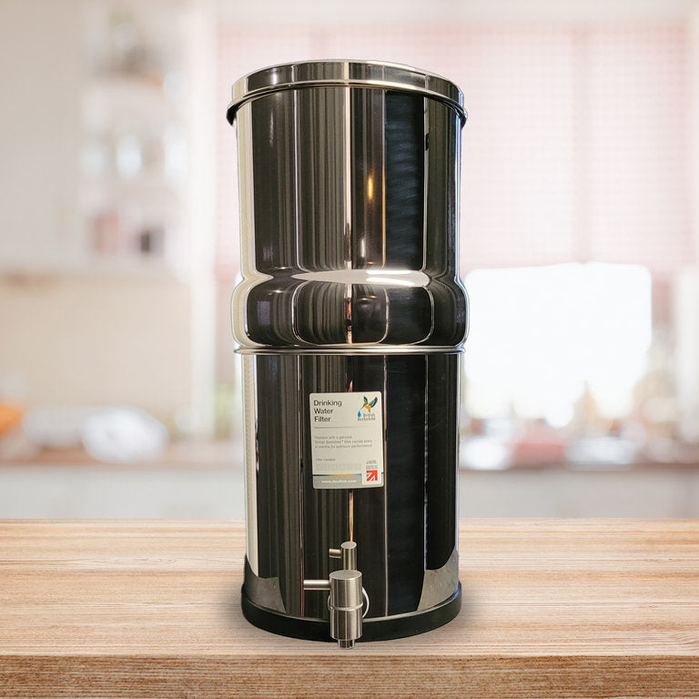 Gravitations-Wasserfilter für Notfälle, Krisen und Alltag - 8 Liter - British Berkefeld
