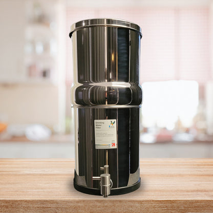 Gravitations-Wasserfilter für Notfälle, Krisen und Alltag - 8 Liter - British Berkefeld