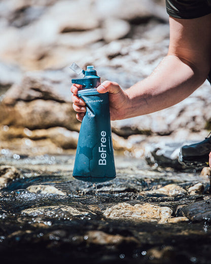 Katadyn BeFree Wasserfilter Flasche 1L - Outdoor Trinkflasche - leicht & faltbar