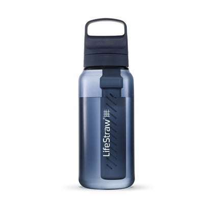 LifeStraw Go Filterflasche - 1 Liter / 1000 ml - Outdoor Wasserfilter-Trinkflasche - 2 Stage