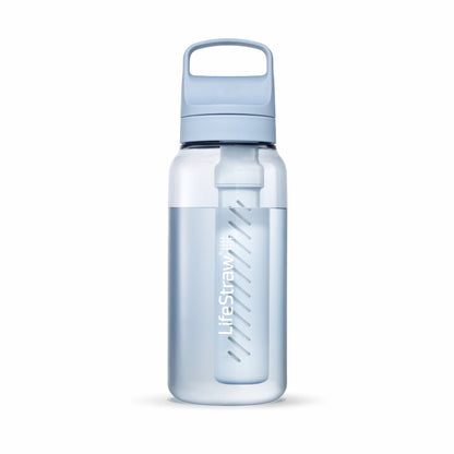 LifeStraw Go Filterflasche - 1 Liter / 1000 ml - Outdoor Wasserfilter-Trinkflasche - 2 Stage
