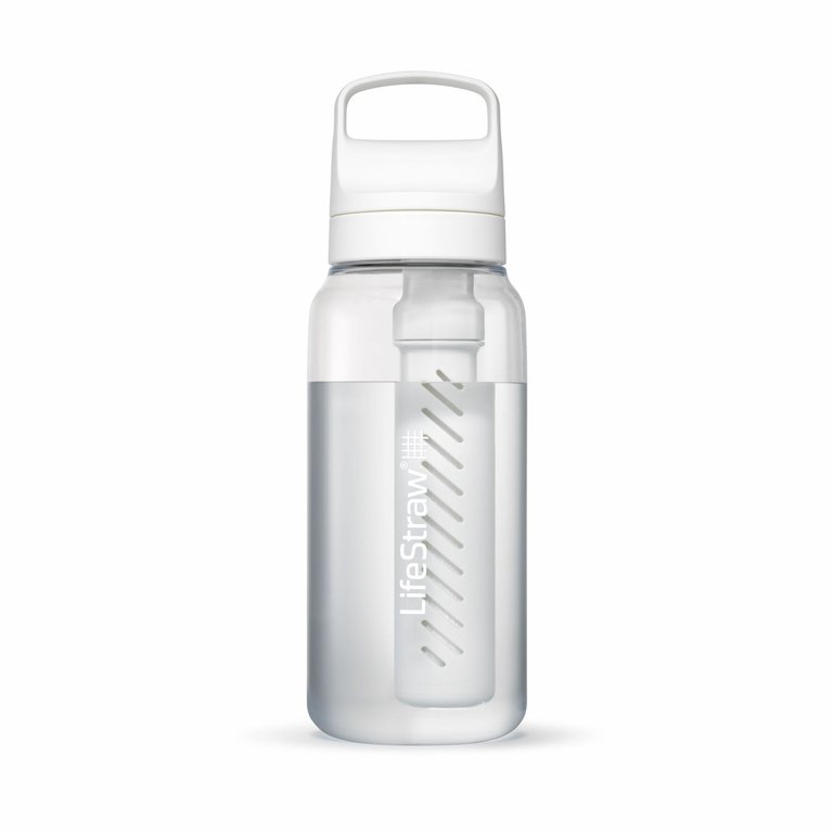 LifeStraw Go Filterflasche - 1 Liter / 1000 ml - Outdoor Wasserfilter-Trinkflasche - 2 Stage