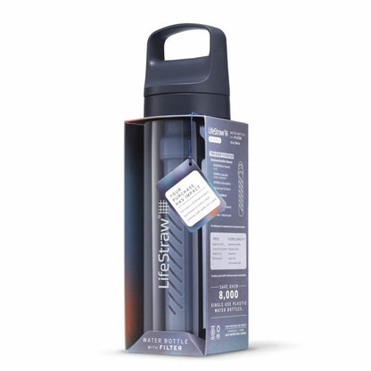 LifeStraw Go Filterflasche - 650 ml - Outdoor Wasserfilter Flasche - 2 Stage