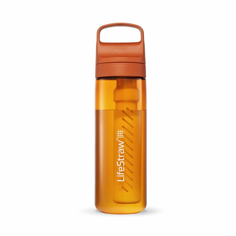 LifeStraw Go Filterflasche - 650 ml - Outdoor Wasserfilter Flasche - 2 Stage