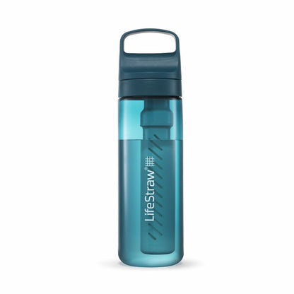 LifeStraw Go Filterflasche - 650 ml - Outdoor Wasserfilter Flasche - 2 Stage