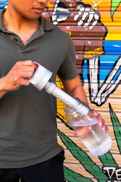 LifeStraw Go Filterflasche - 1 Liter / 1000 ml - Outdoor Wasserfilter-Trinkflasche - 2 Stage
