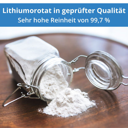 Lithiumorotat - 99,7% Reinheit - 1000x 1mg Lithium - 26 g