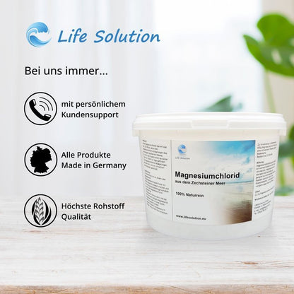Zechstein Magnesiumchlorid Flakes - 100% natürliches Magnesium