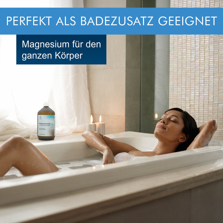 Magnesiumöl Spray - 1000 ml - Original Zechstein - inkl. Sprühflasche - 31% Magnesiumchlorid