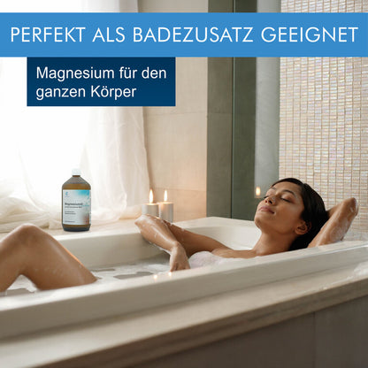 Magnesiumöl Spray - 1000 ml - Original Zechstein - inkl. Sprühflasche - 31% Magnesiumchlorid