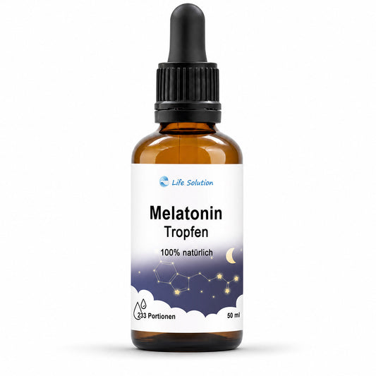 Gouttes de mélatonine - Sommeil naturel - pour 233 nuits - arôme vanille