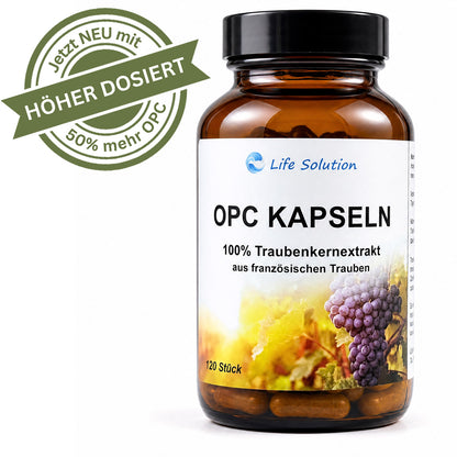 OPC Capsules - 120 pieces - 100% natural grape seed extract