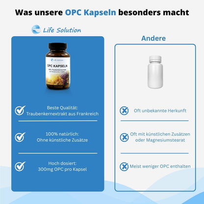 OPC Capsules - 120 pieces - 100% natural grape seed extract