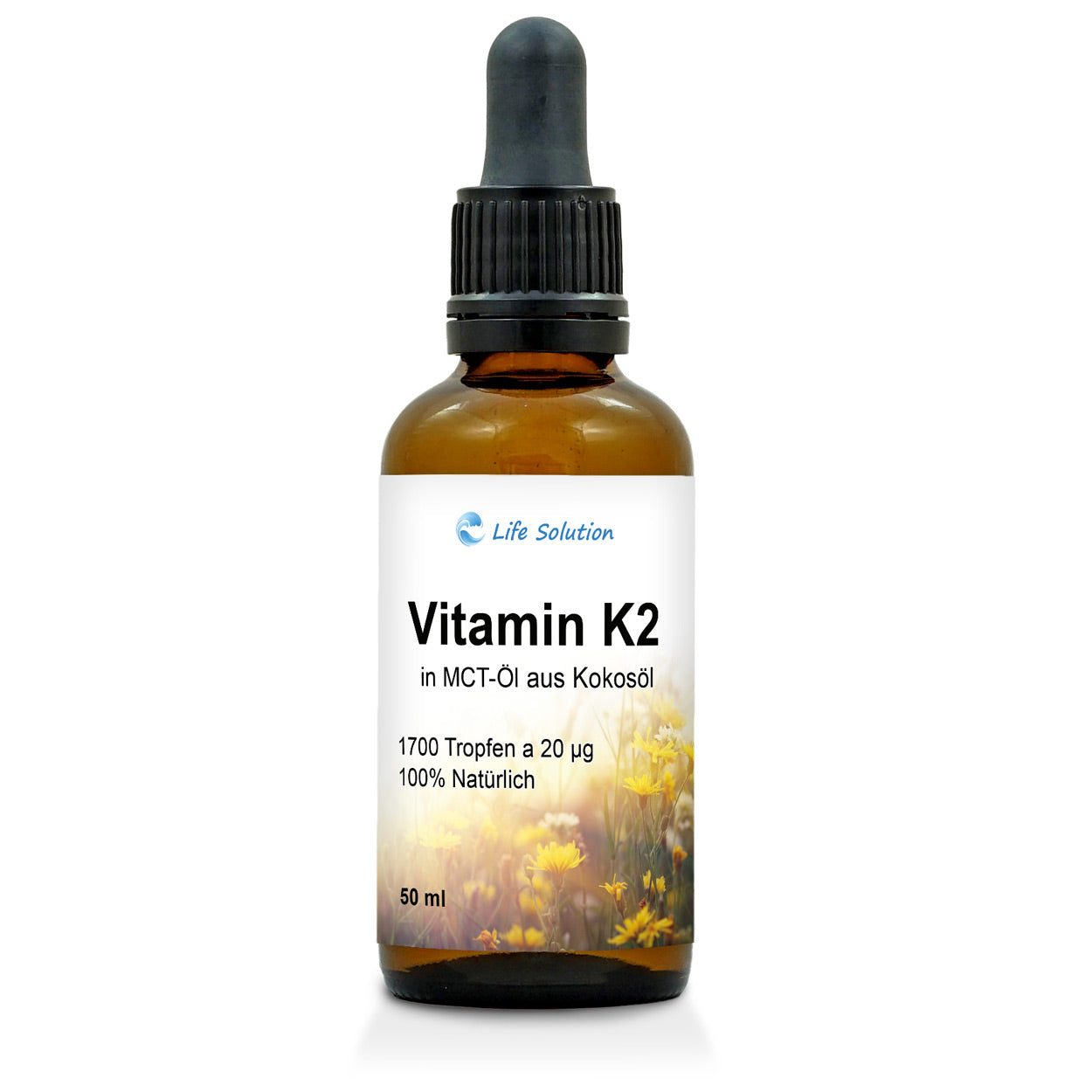 Vitamin K2 drops - 20 µg K2 - per drop - 1700 drops