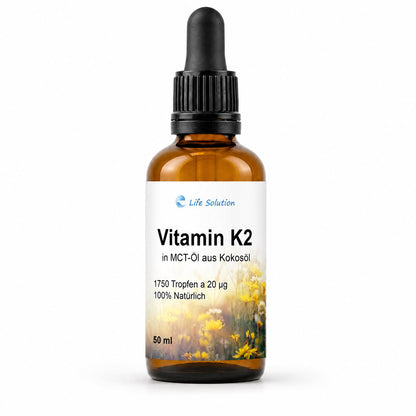 Vitamine K2 en gouttes - 20 µg K2 - par goutte - 1750 gouttes