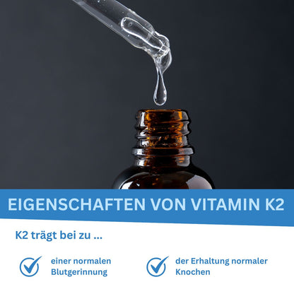 Vitamine K2 en gouttes - 20 µg K2 - par goutte - 1750 gouttes
