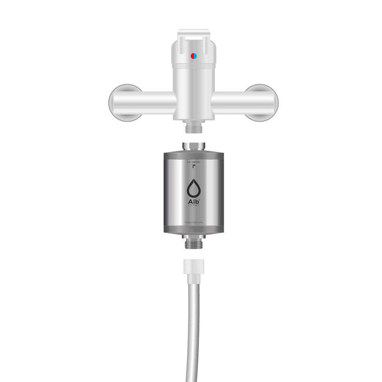 Albfilter Duschfilter Balance Edelstahl