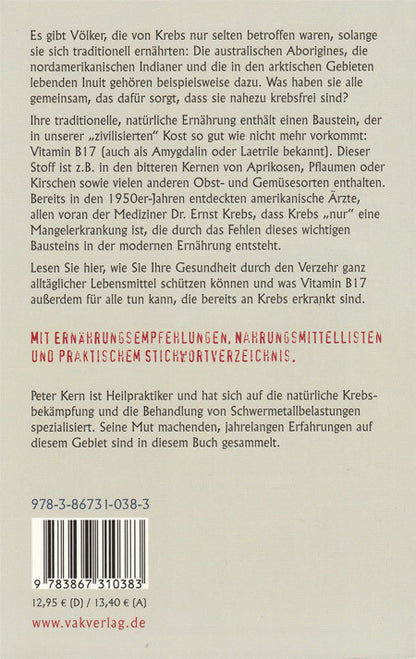 Livre : Combattre le cancer grâce à la vitamine B17