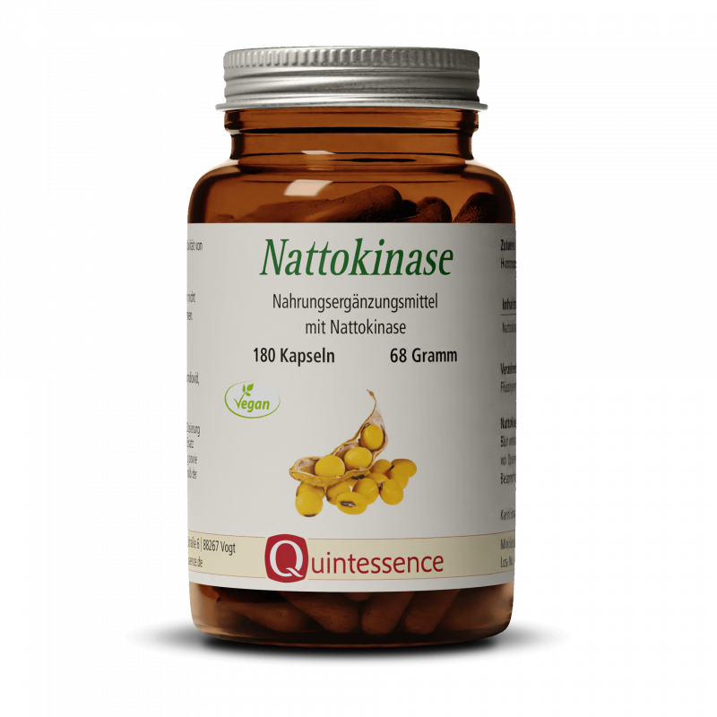 Nattokinase Kapseln - 180 Stück - mit je 100mg Nattokinase